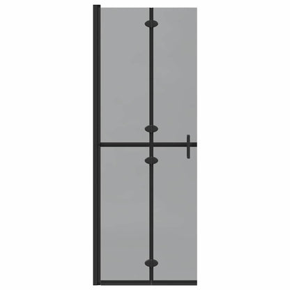 Walk-In Duschwand Schwarz 70 x 6,5 x 190 cm