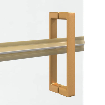 Walk-In Duschwand Gold 90 x 6.5 x 190 cm