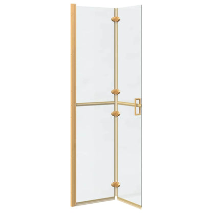 Walk-In Duschwand Gold 90 x 6.5 x 190 cm