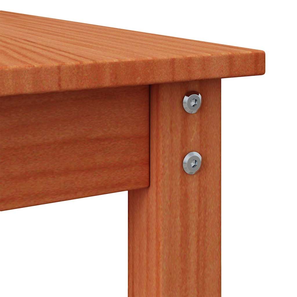 vidaXL Couchtisch Wachsbraun 50 x 50 x 45 cm Massivholz Kiefer