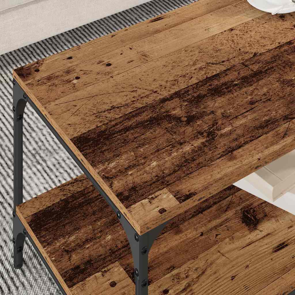 vidaXL Couchtisch Altholz 80 x 50 x 40 cm Holzwerkstoff