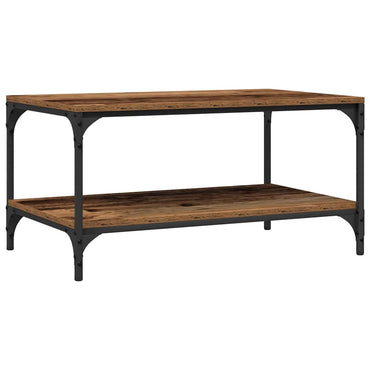 vidaXL Couchtisch Altholz 80 x 50 x 40 cm Holzwerkstoff