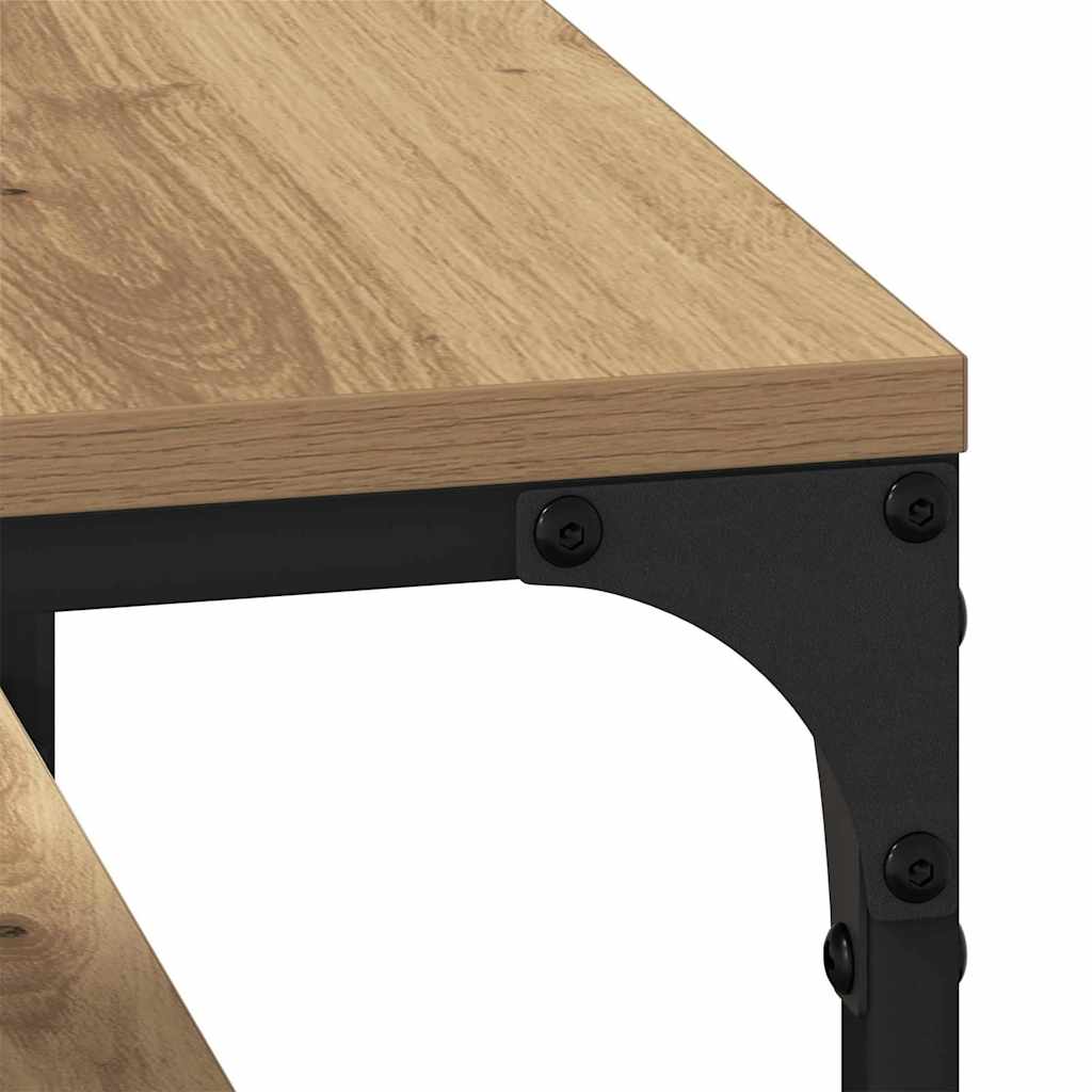 vidaXL Couchtisch Artisan-Eiche 81 x 50 x 40 cm Holzwerkstoff