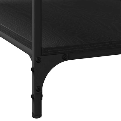 vidaXL Couchtisch Schwarz Eichen-Optik 81 x 50 x 40 cm Holzwerkstoff
