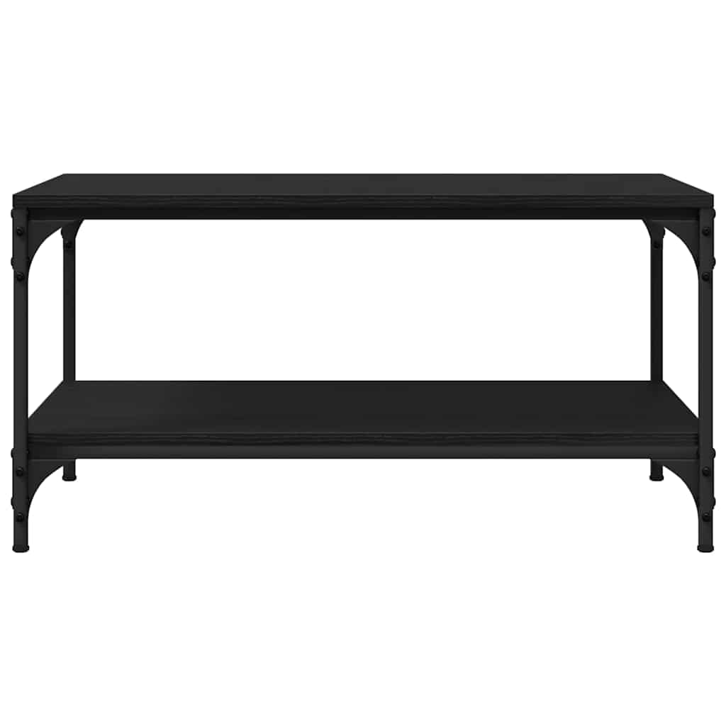 vidaXL Couchtisch Schwarz Eichen-Optik 81 x 50 x 40 cm Holzwerkstoff