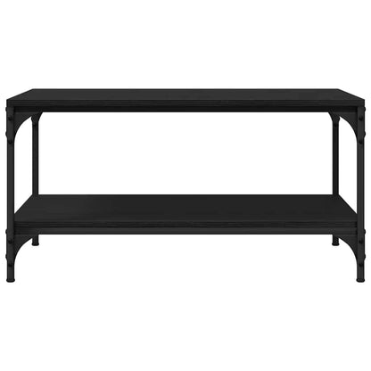 vidaXL Couchtisch Schwarz Eichen-Optik 81 x 50 x 40 cm Holzwerkstoff