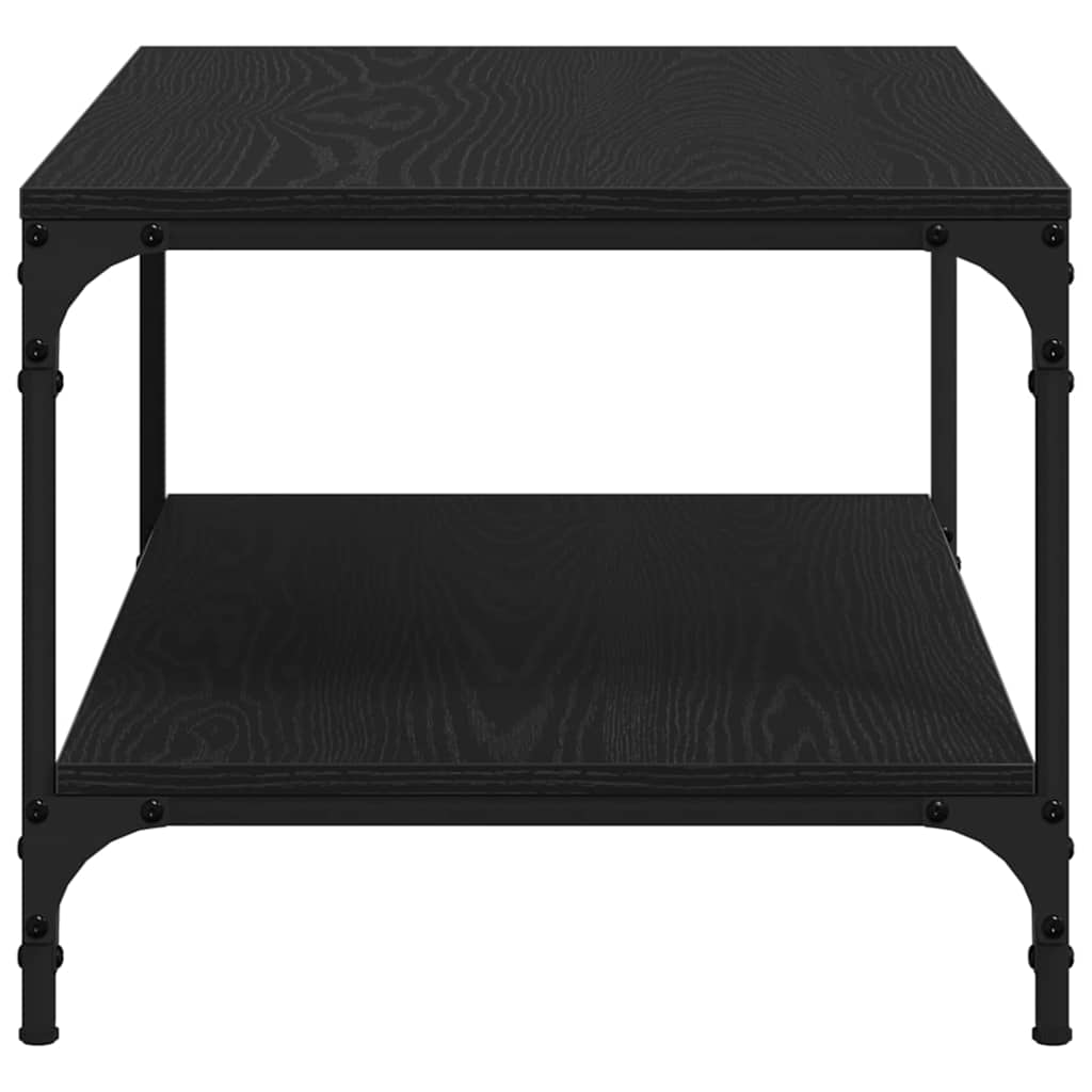 vidaXL Couchtisch Schwarz Eichen-Optik 81 x 50 x 40 cm Holzwerkstoff