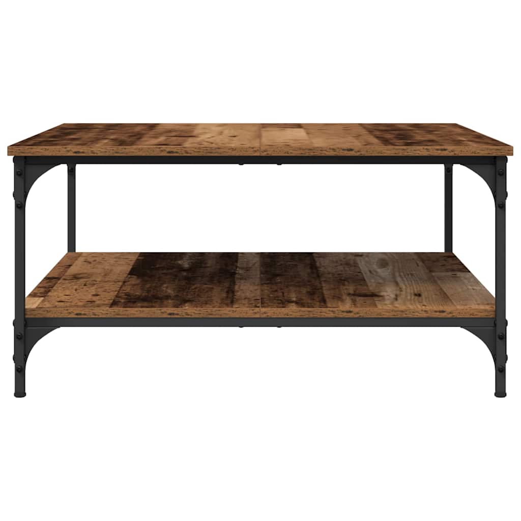 vidaXL Couchtisch Altholz 80 x 80 x 40 cm Holzwerkstoff