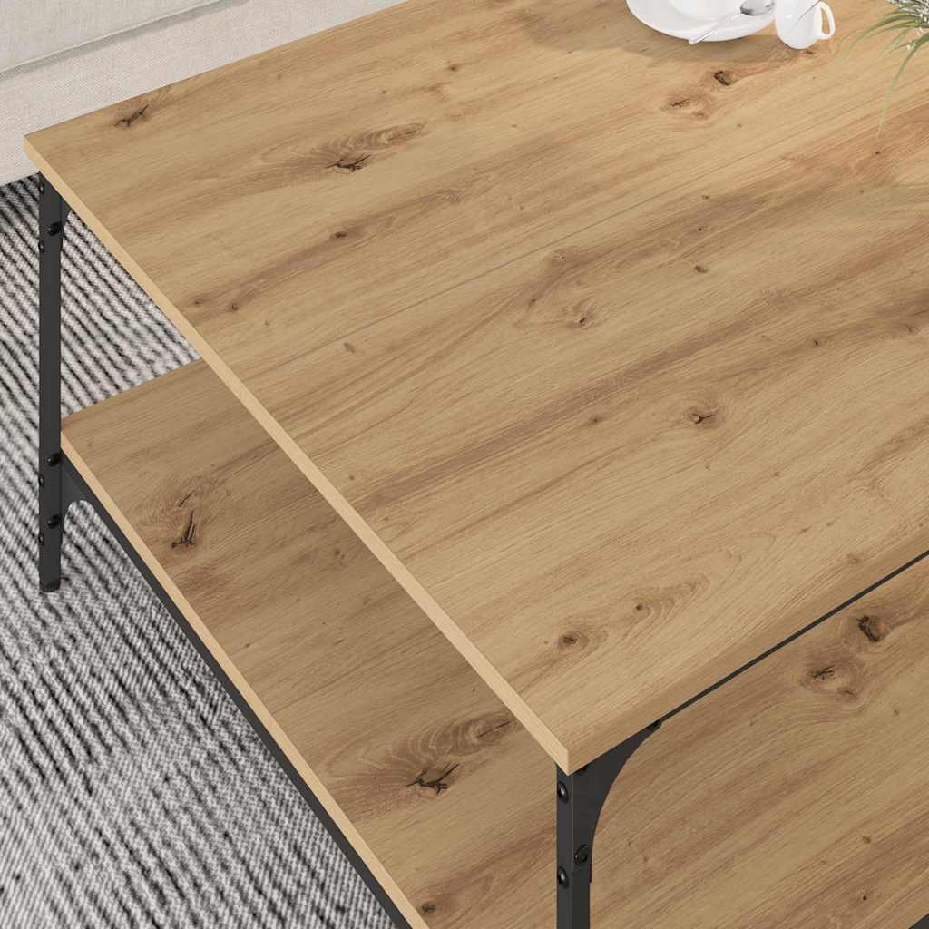 Couchtisch Artisan-Eiche 80 x 80 x 40 cm Holzwerkstoff