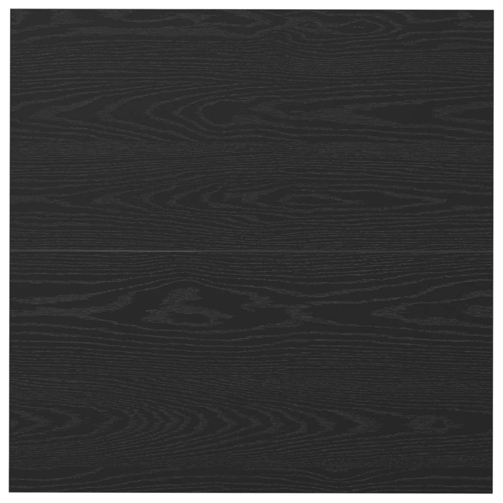 vidaXL Couchtisch Schwarz Eichen-Optik 80 x 80 x 40 cm Holzwerkstoff