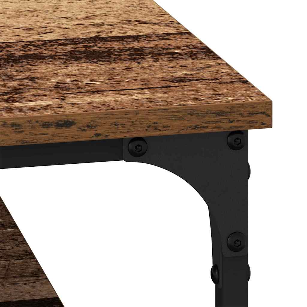 vidaXL Couchtisch Altholz 100 x 100 x 40 cm Holzwerkstoff