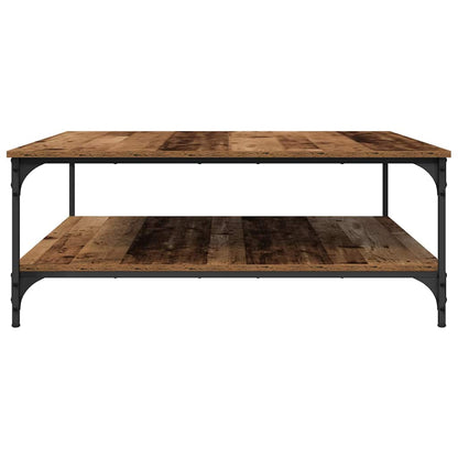 vidaXL Couchtisch Altholz 100 x 100 x 40 cm Holzwerkstoff