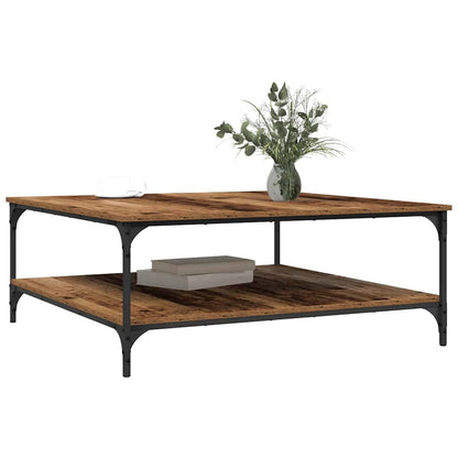 vidaXL Couchtisch Altholz 100 x 100 x 40 cm Holzwerkstoff