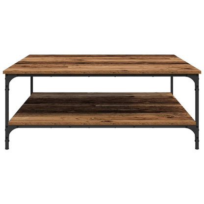vidaXL Couchtisch Altholz 100 x 100 x 40 cm Holzwerkstoff