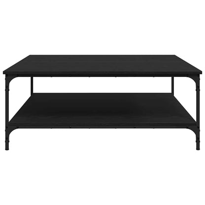 vidaXL Couchtisch Schwarz Eichen-Optik 100 x 100 x 40 cm Holzwerkstoff