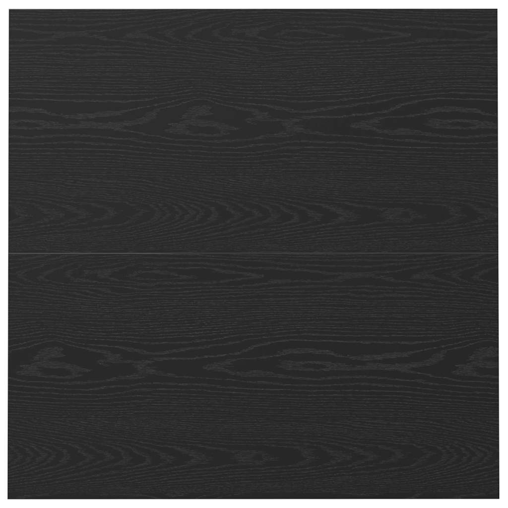 vidaXL Couchtisch Schwarz Eichen-Optik 100 x 100 x 40 cm Holzwerkstoff