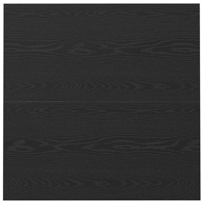 vidaXL Couchtisch Schwarz Eichen-Optik 100 x 100 x 40 cm Holzwerkstoff
