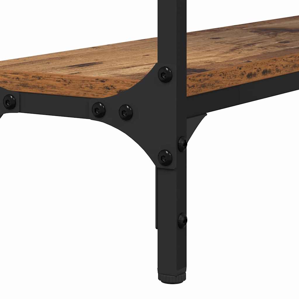 vidaXL Konsolentisch Altholz 100 x 22,5 x 75 cm Holzwerkstoff
