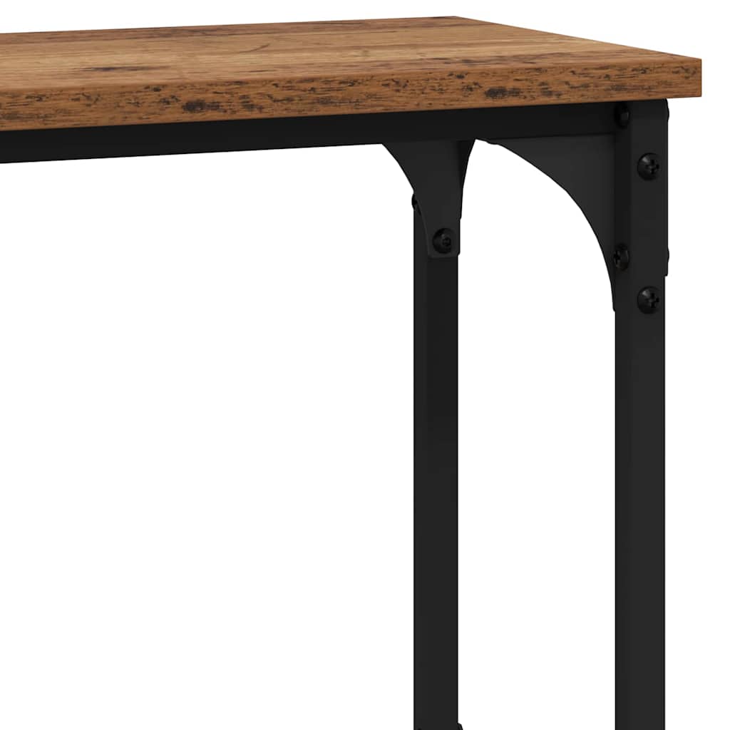 vidaXL Konsolentisch Altholz 100 x 22,5 x 75 cm Holzwerkstoff