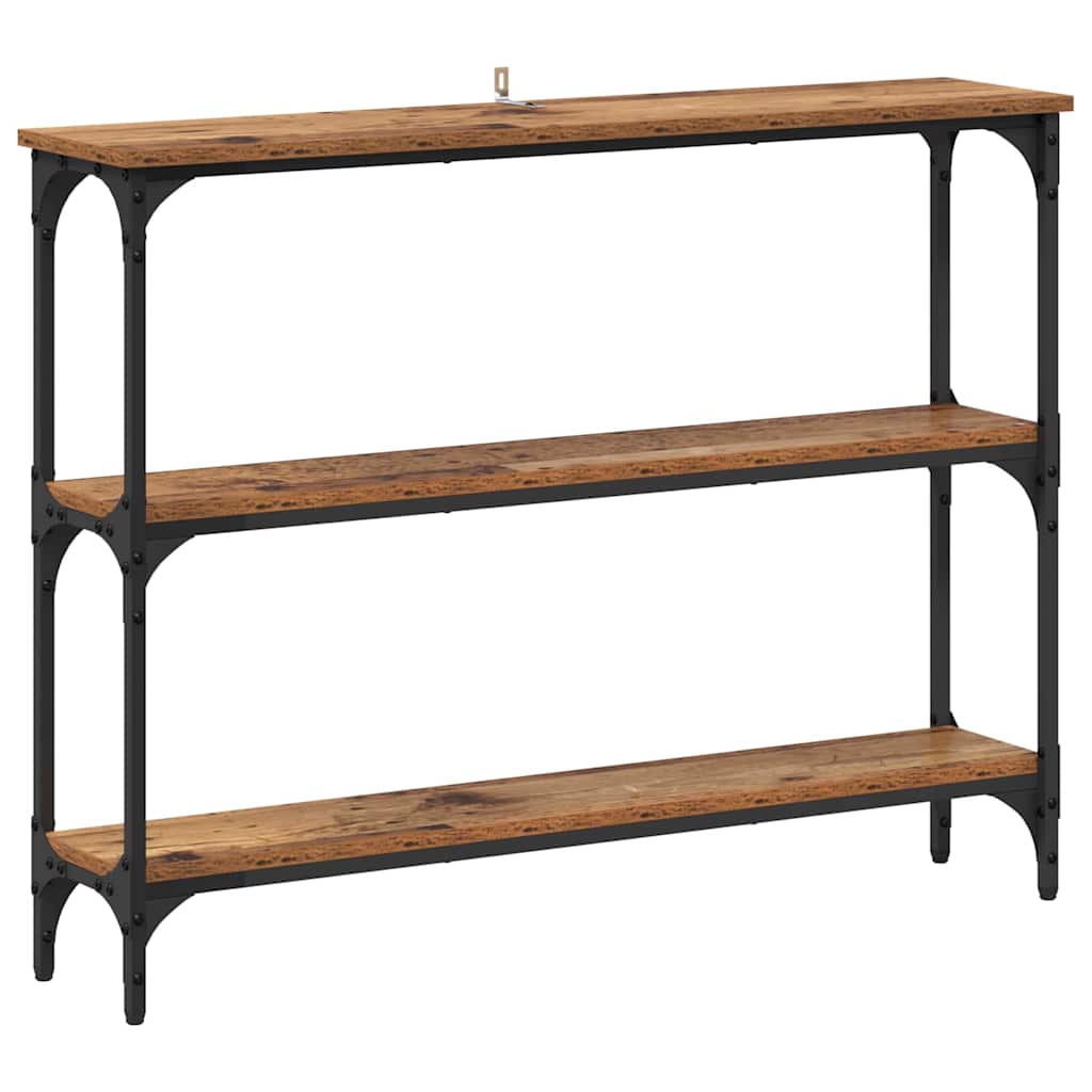 vidaXL Konsolentisch Altholz 100 x 22,5 x 75 cm Holzwerkstoff