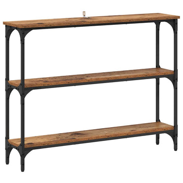 vidaXL Konsolentisch Altholz 100 x 22,5 x 75 cm Holzwerkstoff