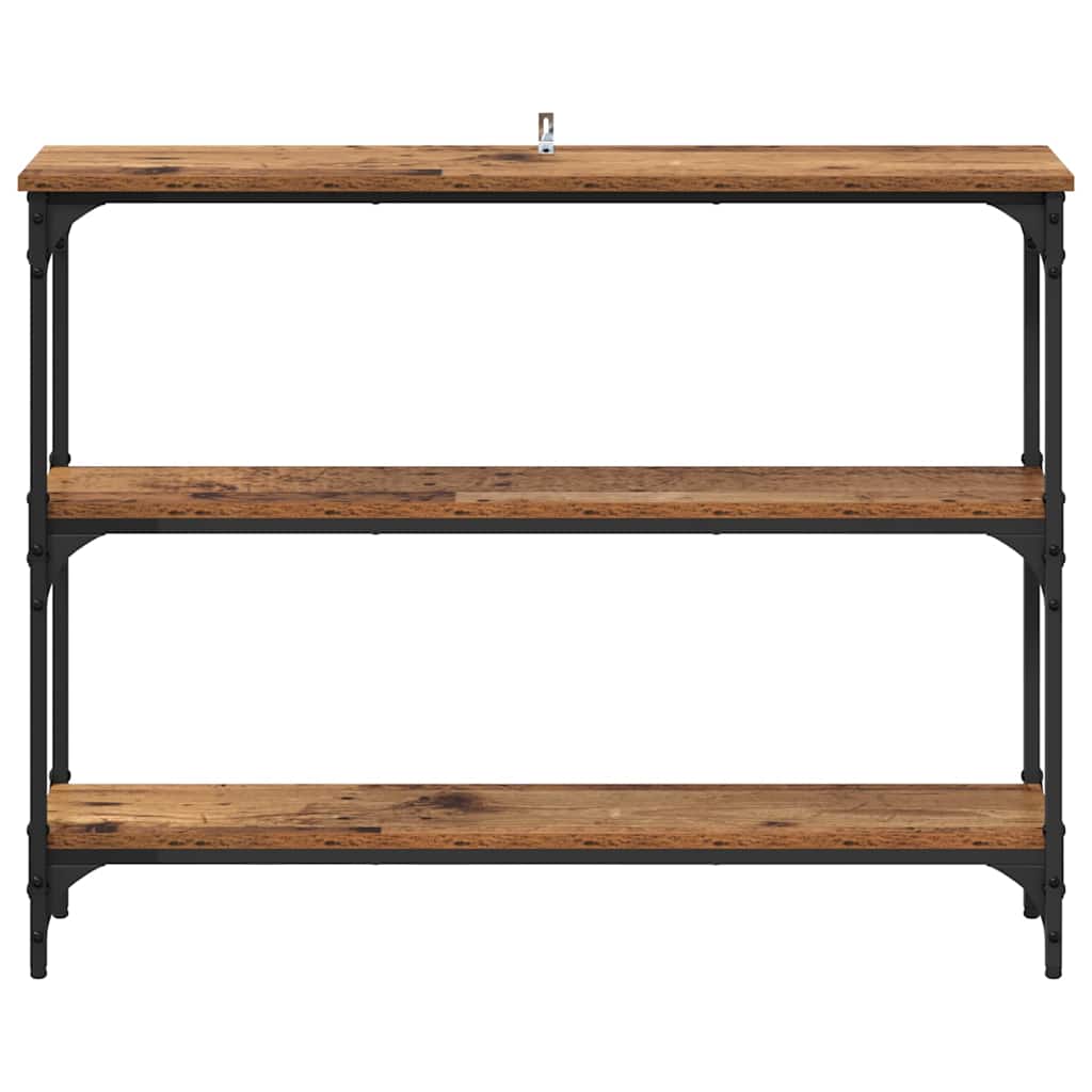 vidaXL Konsolentisch Altholz 100 x 22,5 x 75 cm Holzwerkstoff