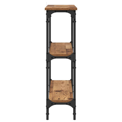 vidaXL Konsolentisch Altholz 100 x 22,5 x 75 cm Holzwerkstoff