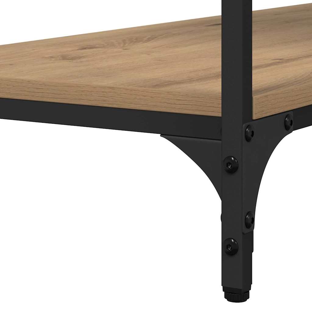 vidaXL Konsolentisch Artisan-Eiche 100 x 34,5 x 75 cm Holzwerkstoff