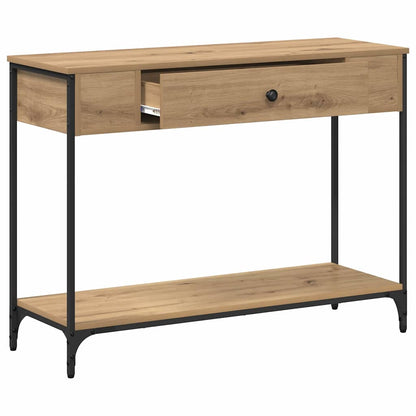 vidaXL Konsolentisch Artisan-Eiche 100 x 34,5 x 75 cm Holzwerkstoff