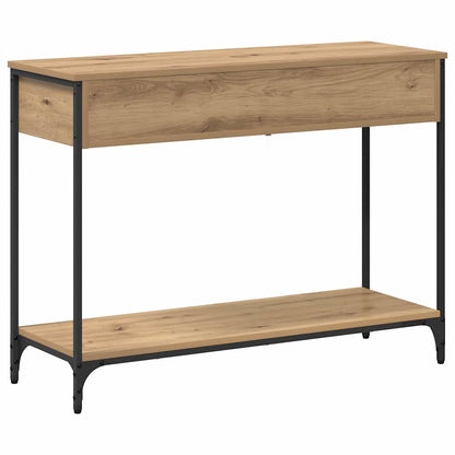vidaXL Konsolentisch Artisan-Eiche 100 x 34,5 x 75 cm Holzwerkstoff