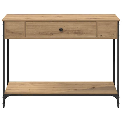 vidaXL Konsolentisch Artisan-Eiche 100 x 34,5 x 75 cm Holzwerkstoff