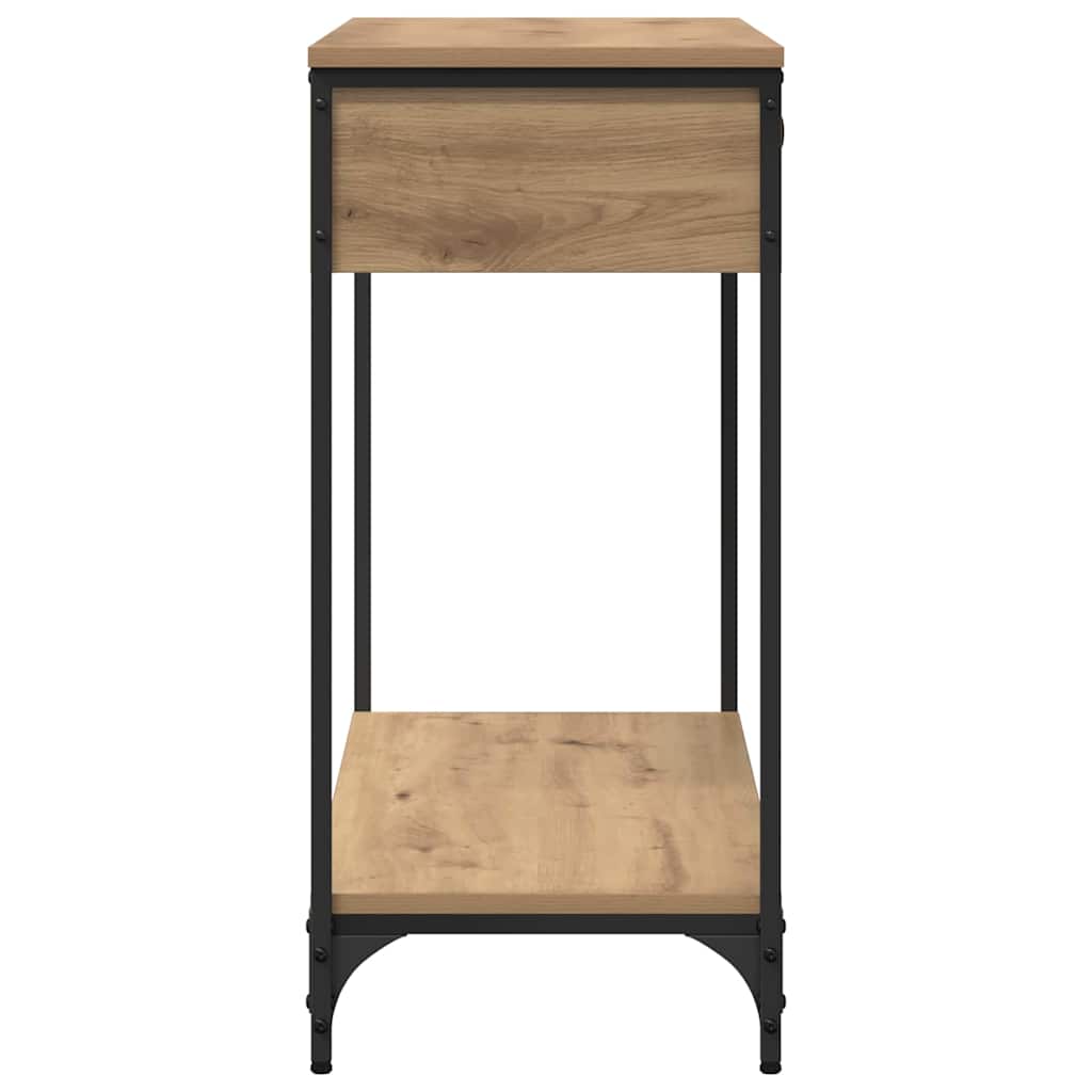 vidaXL Konsolentisch Artisan-Eiche 100 x 34,5 x 75 cm Holzwerkstoff