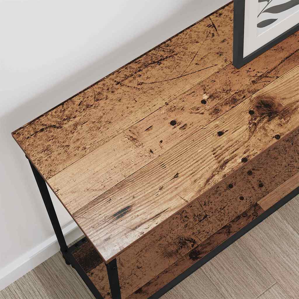 vidaXL Konsolentisch Altholz 101 x 30.5 x 75 cm Holzwerkstoff