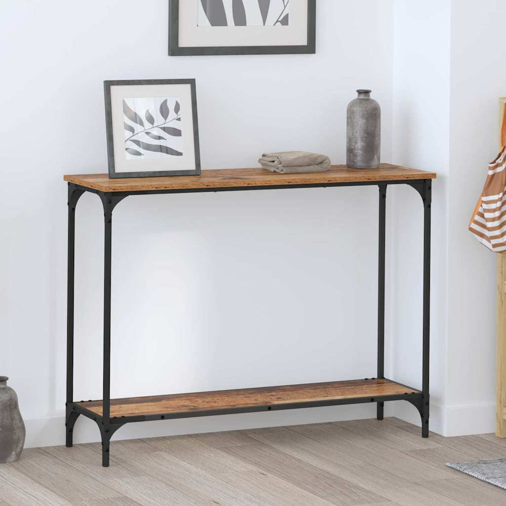 vidaXL Konsolentisch Altholz 101 x 30.5 x 75 cm Holzwerkstoff