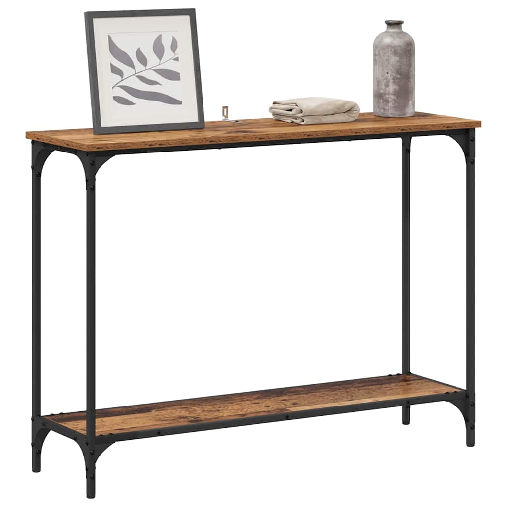 vidaXL Konsolentisch Altholz 101 x 30.5 x 75 cm Holzwerkstoff