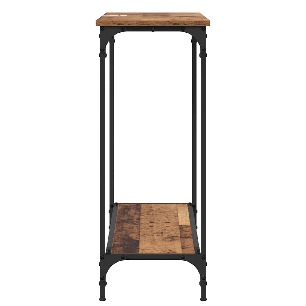 vidaXL Konsolentisch Altholz 101 x 30.5 x 75 cm Holzwerkstoff