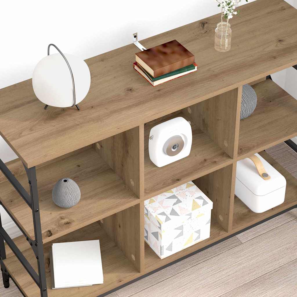 vidaXL Sideboard Artisan-Eiche 102 x 32 x 73,5 cm