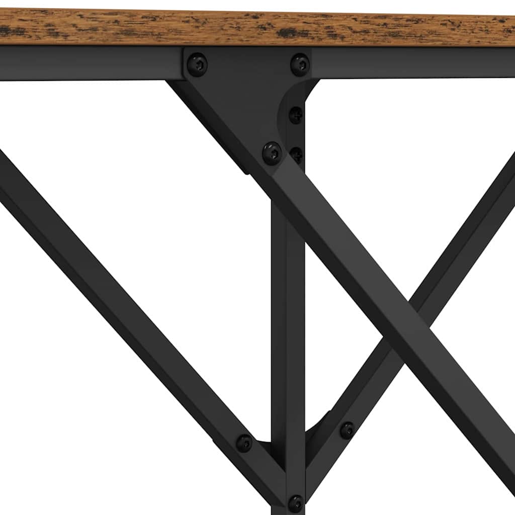vidaXL Konsolentisch Altholz 140 x 29 x 75 cm Holzwerkstoff