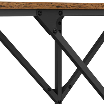vidaXL Konsolentisch Altholz 140 x 29 x 75 cm Holzwerkstoff