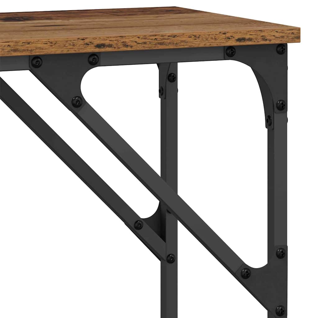 vidaXL Konsolentisch Altholz 140 x 29 x 75 cm Holzwerkstoff