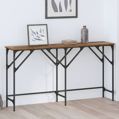 vidaXL Konsolentisch Altholz 140 x 29 x 75 cm Holzwerkstoff