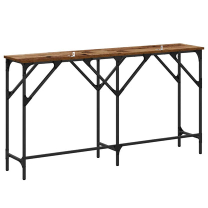 vidaXL Konsolentisch Altholz 140 x 29 x 75 cm Holzwerkstoff