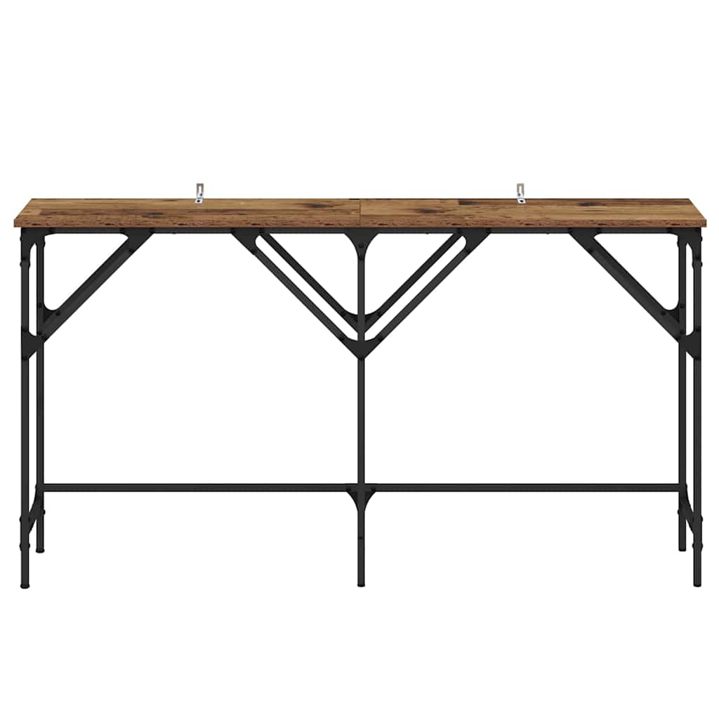 vidaXL Konsolentisch Altholz 140 x 29 x 75 cm Holzwerkstoff