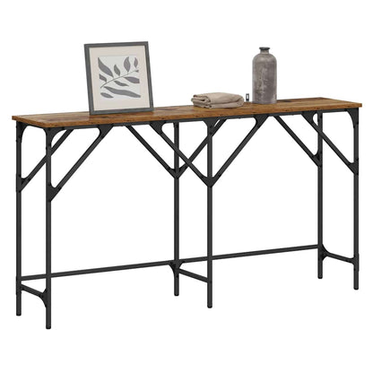 vidaXL Konsolentisch Altholz 140 x 29 x 75 cm Holzwerkstoff
