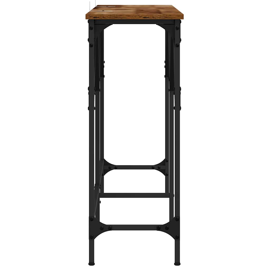 vidaXL Konsolentisch Altholz 140 x 29 x 75 cm Holzwerkstoff