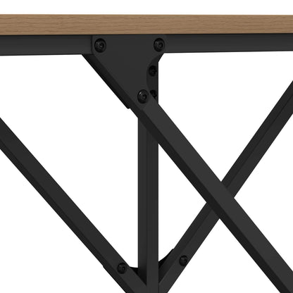 vidaXL Konsolentisch Artisan-Eiche 140 x 29 x 75 cm Holzwerkstoff
