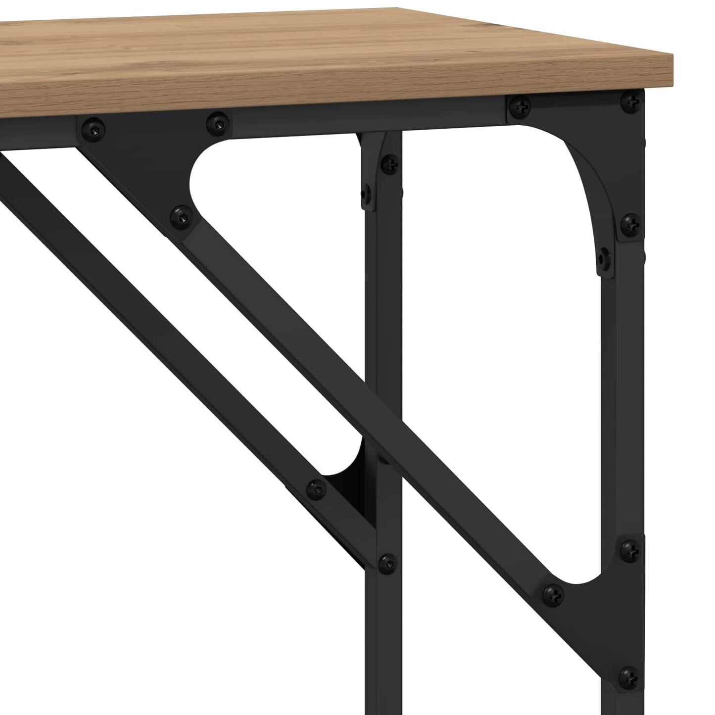 vidaXL Konsolentisch Artisan-Eiche 140 x 29 x 75 cm Holzwerkstoff