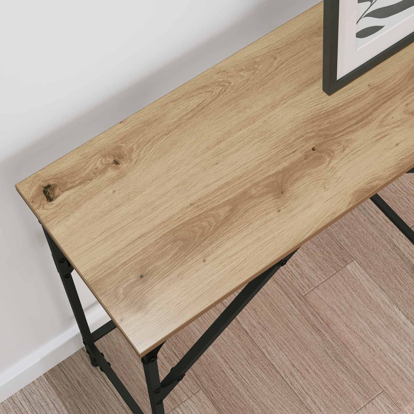 vidaXL Konsolentisch Artisan-Eiche 140 x 29 x 75 cm Holzwerkstoff