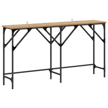 vidaXL Konsolentisch Artisan-Eiche 140 x 29 x 75 cm Holzwerkstoff
