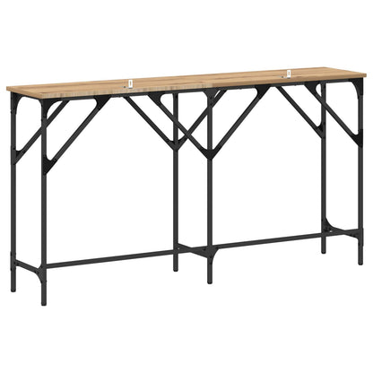 vidaXL Konsolentisch Artisan-Eiche 140 x 29 x 75 cm Holzwerkstoff
